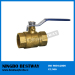 lead free NPT brass ball valve