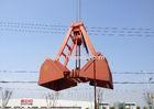 Mechanical Grabs Single Rope Touch Open Bulk Grab for Loading Sand / Coal / Mineral Powder