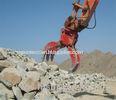 Bulk Cargo Loading Hydraulic Orange Peel Excavator Grab Bucket / Stone Grabs