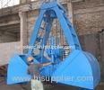 Single Rope Double Slider Mechanical Grab / Clamshell Grapple for Industrial Use