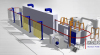 Horizontal aluminum powder coating production lines