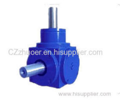 Blue HD Series Spiral Bevel Gearbox Small Speed Reducer Gearbox