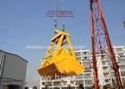 Crane Mechanical Grabs High Performance Bulk Cargo Loading Four Rope Clamshell Grapple