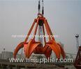 Industrial Mechanical Orange Peel Grapple / Multi Petal Crane Grab Bucket 16 Ton