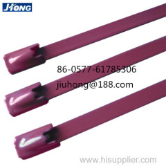 pvc/epoxy coated stainless steel cable tes
