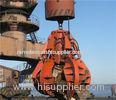 Steel Scrap Loading Motor Hydraulic Grab / Orange Peel Grabs 12 Ton CE Approved