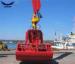 Red Hydraulic Drive Clamshell Grab Bucket for Excavator or Crane Handling Rock and Scrap 1.6m