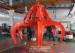 10T Electro Hydraulic Orange Peel Crane Grabs For Steel Scrap High Efficiency