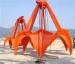 16T Ropes Mechanical Orange Peel Grab 5m for Loadiing Sand Stone / Steel Scraps and Ore