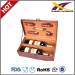 High qualiy leather Wine case with 5pcs tools