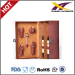 High qualiy leather Wine case with 5pcs tools