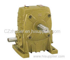 WP Series Worm Gear Gearbox WPS80 Solid Shaft Foot Mounted Speed Reducers