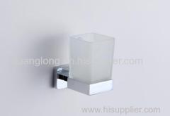 wall mounted tumbler holder brass and glass