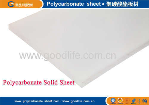 polycarbonate solid sheet opal colour