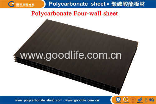 polycarbonate mutil wall hollow sheet bronze