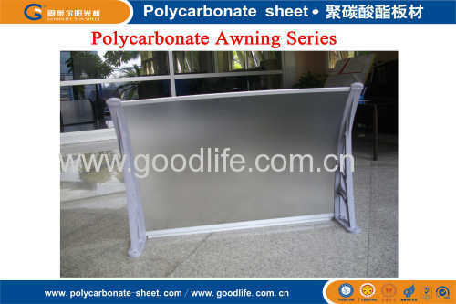 Awning Canopy polycarbonate transparent soild sheet