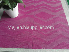 Plastic Flooring Tile Various Jacquard Pattern