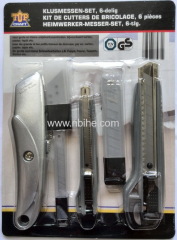 6pcs Topcraft Utility Knives set top quality