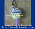Cute Novelty Keyrings Soft PVC Keychain for Souvenir / Christmas Gifts with Rubber , Silicone