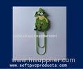 Colorful Small Novelty Cartoon Shaped Paper Clips with Rubber , Soft PVC Materials