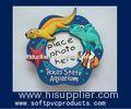 Custom Design 3D Soft PVC Rubber Photo Frame , Rubber Table Photo Frames