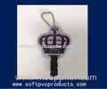 Key Cover Soft PVC Customized Key Chains / Rubber Keychain for Decoration or Souvenir