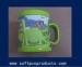 Unique Funny Personalized Custom Coffee Mugs with Soft PVC , Rubber , Silicone