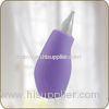 Vacuum Baby Nasal Aspirator White / Purple Medical-Grade PVC