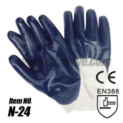 Nitrile Coated Cotton Gloves,Knited wrist