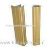 10 um Anodized 6063-t5 Extruded Aluminum Profiles For Sliding Doors Light / Dark Titanium