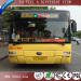 bus station broadcaster with front&rear&side panel connect P7.62 led bus display