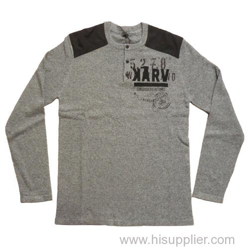 Men's Autumn Casual Cotton Grey Jumpers