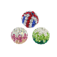 Jewelry Charms Shambhala Diamond Beads for Bracelets and Earring Ball type