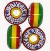 Pu Materials 53*36mm Aggressive Skateboard Wheels Color Logo Wheels