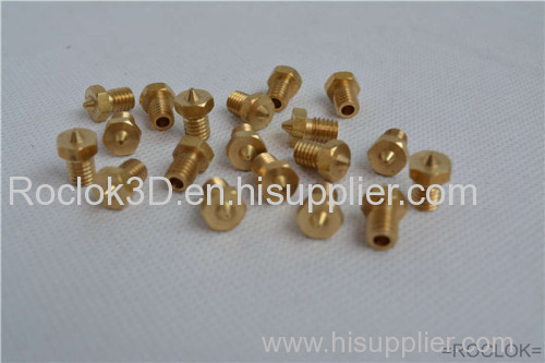 Professional brass nozzle fit for E3D hot end with FDM digital 3D printer