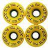48 * 31 Inch Plate Round Yellow Outdoor Skate Wheels For Mini Board