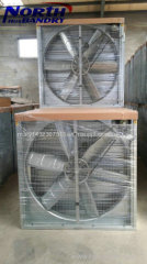 greenhouse cooling system / exhaust fan and cooling pad