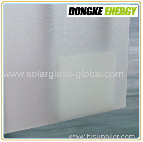 4.0mm Tempered solar panel coating glass for window wall