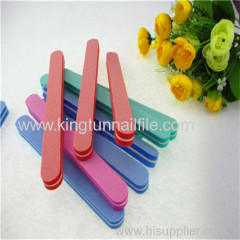 colorful sponge nail file