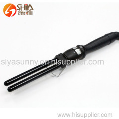 2015 hot selling best price styler maigc hair curler double tong curling irons