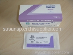 High Quality Sterile Absorbable PGA Medical Suture