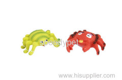 Soft squeaky cartoon animal dog toys spider shape