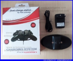 PS4 Controller Silicon case Charge Stand USB data cable game accessory