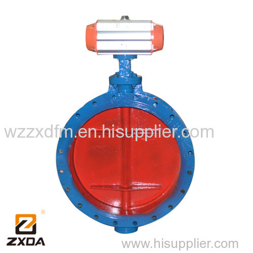 Gas Low-load Large size Pneumatic Ventilation Butterfly Valve