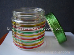 color votive glass candle holder