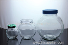 wholesale tumbler airtight glass jars with lid