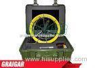 TV Drain Pipe Inspection Camera Systems with 15 inch Monitor Underwater Drainage Inspection Camera