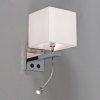 wall light spot light Brescia WL chrome off - white