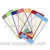 Blue , Red , Yellow , Pink iPhone 5 Front And Back Tempered Glass For Cell Phone