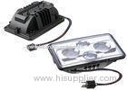 Aluminum alloy Housing LED Motorcycle Headlight Rectangler 4" x 6" With Osram Led